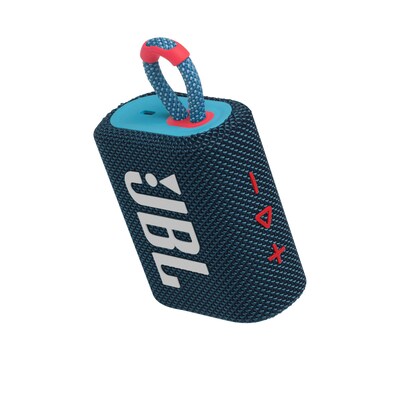 portable CD günstig Kaufen-JBL GO 3 blau/pink Ultraportabler Bluetooth Lautsprecher IPX67. JBL GO 3 blau/pink Ultraportabler Bluetooth Lautsprecher IPX67 <![CDATA[• Ultraportabler Bluetooth-Lautsprecher • Wiederaufladbarer Lithium-Ionen-Akku - bis zu 5 Stunden Musikgenuss • K