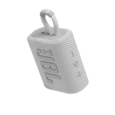 Lithium Ionen günstig Kaufen-JBL GO 3 weiss Ultraportabler Bluetooth Lautsprecher IPX67. JBL GO 3 weiss Ultraportabler Bluetooth Lautsprecher IPX67 <![CDATA[• Ultraportabler Bluetooth-Lautsprecher • Wiederaufladbarer Lithium-Ionen-Akku - bis zu 5 Stunden Musikgenuss • Kompatibe