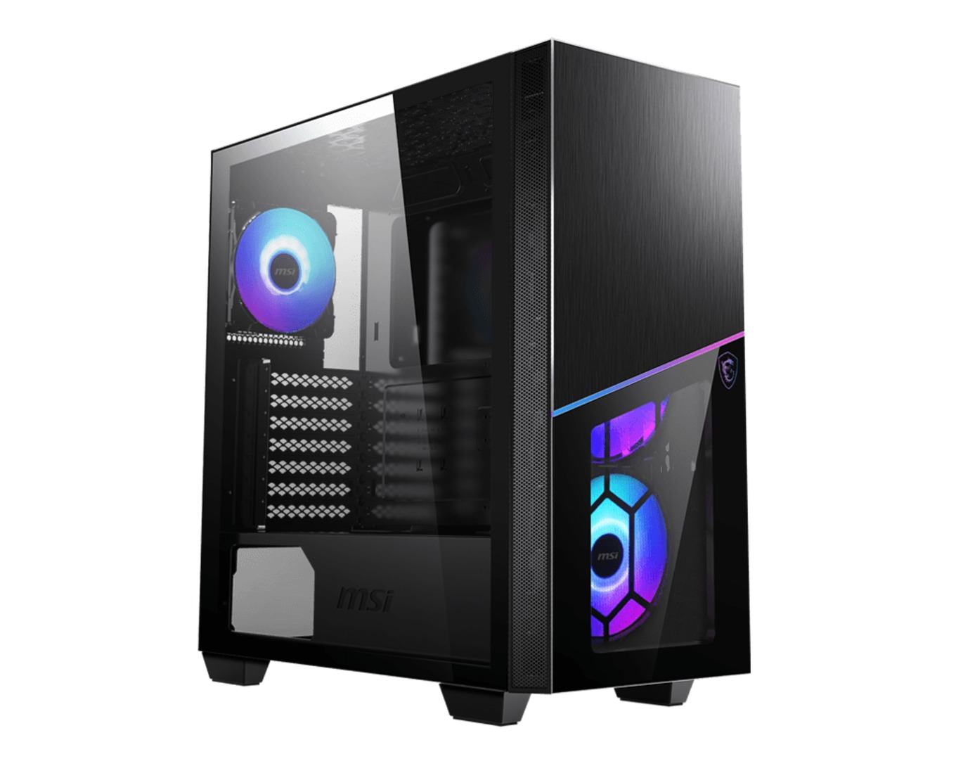 MSI MPG Sekira 100R MIDI Tower RGB Gaming Geh&auml;use, Echtglas Seitenfenster