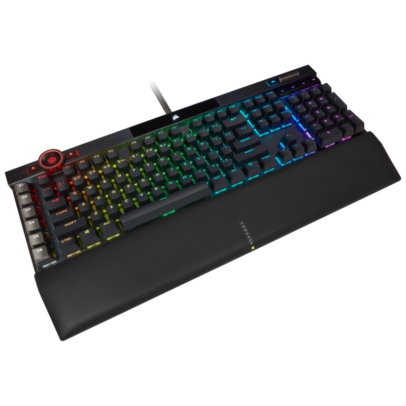 Corsair K100 RGB Optisch-mechanische Kabelgebundene Gaming Tastatur