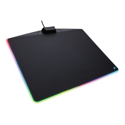 ck M8 günstig Kaufen-Corsair MM800 RGB Polaris Gaming Mauspad schwarz. Corsair MM800 RGB Polaris Gaming Mauspad schwarz <![CDATA[• Pulsweitenmodulation für präzise Farbpalette • eingebauter USB-Adapter, 15 individuelle RGB-Zonen • schnelles, pixel-präzises Tracking 