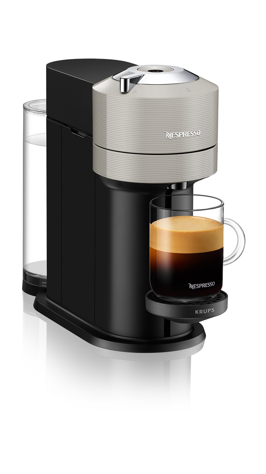 Nespresso Kaffeekapselmaschine Krups XN910B Vertuo Next Lichtgrau