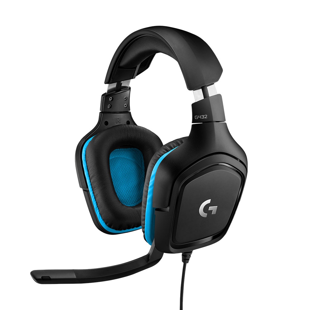 Logitech G432 Gaming Headset kabelgebunden Schwarz