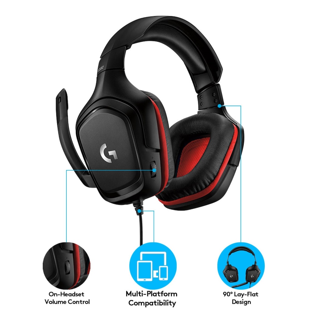 Logitech G332 Kabelgebundenes Gaming Headset ++ Cyberport