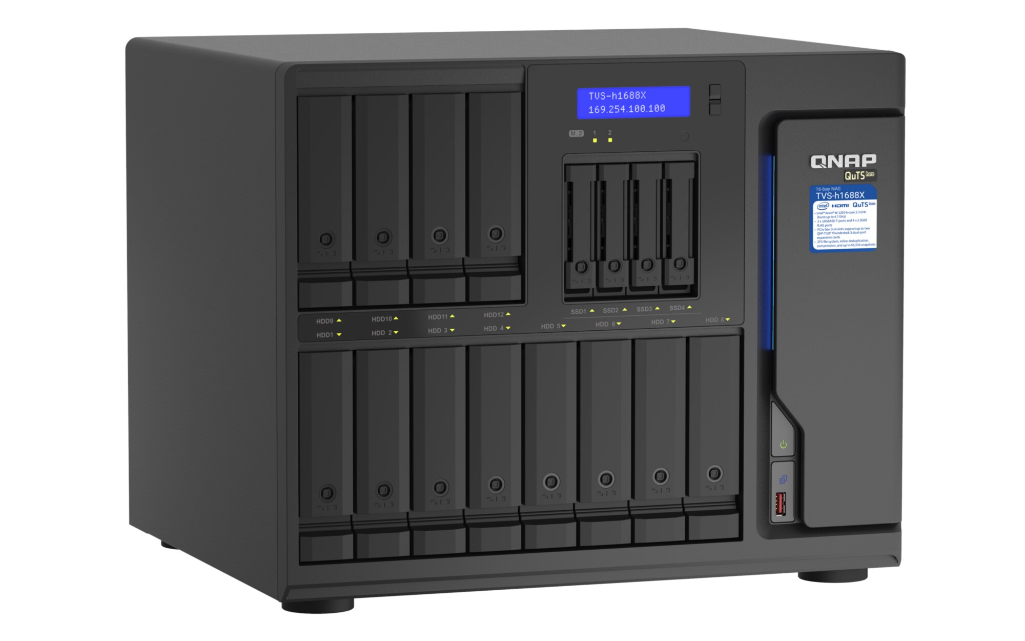 QNAP TVS-h1688X-W1250-32G NAS System 16-Bay