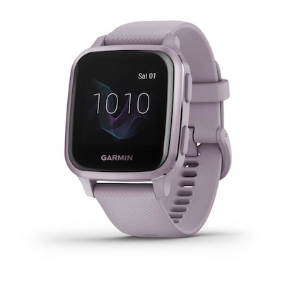 Smart Watch günstig Kaufen-Garmin Venu Sq GPS-Fitness-Smartwatch lavendel HF-Messung. Garmin Venu Sq GPS-Fitness-Smartwatch lavendel HF-Messung <![CDATA[• 33,1 cm (1,3 Zoll) LCD Display, Gorilla-Glas 3 • 6 Tage Akkulaufzeit, GPS, Glonass, Gallileo • Glasfaserverstärktes Poly