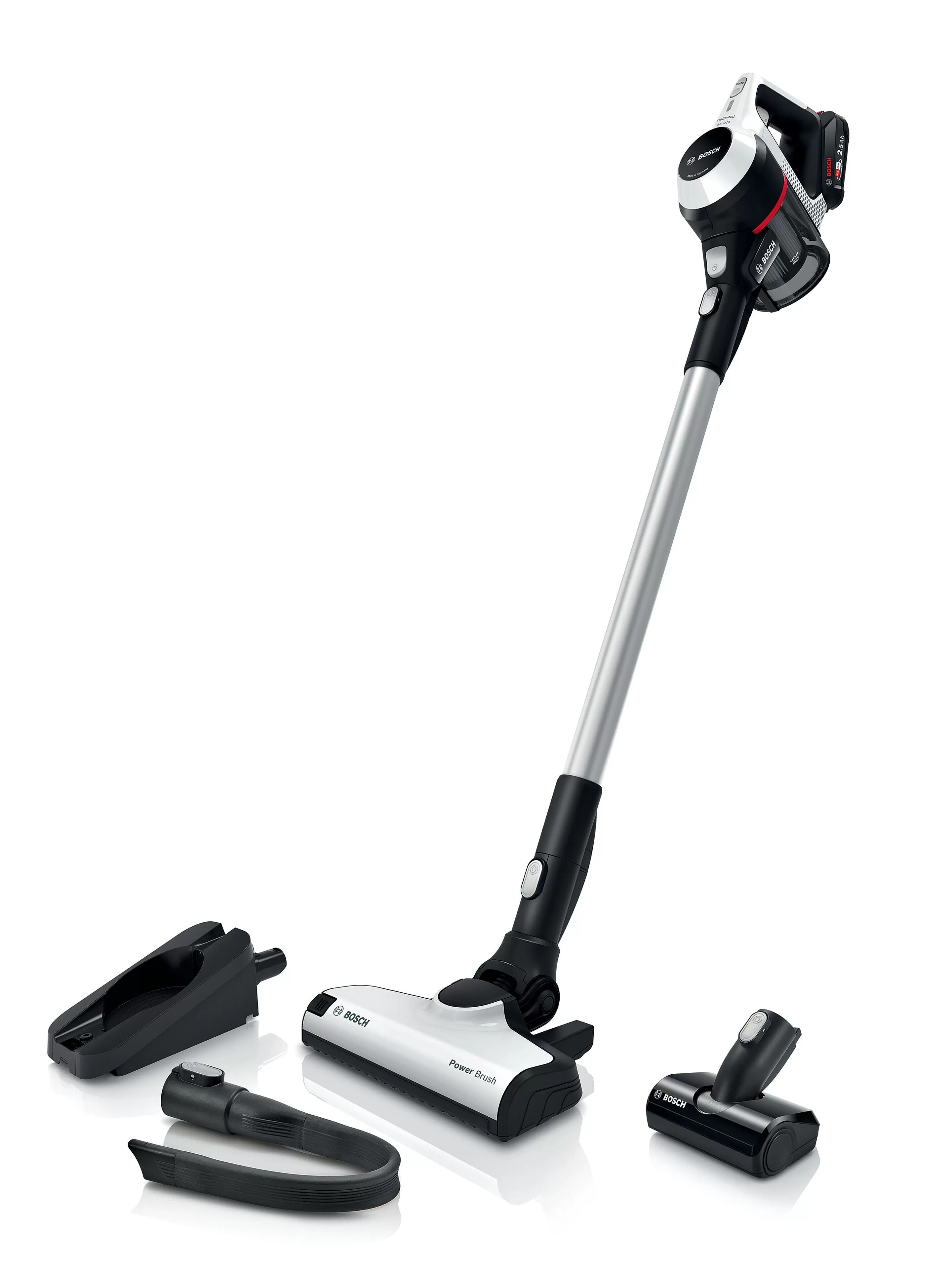 Bosch BKS6111MTB Akku-Staubsauger Serie 6 Unlimited wei&szlig; 18V Akkusystem