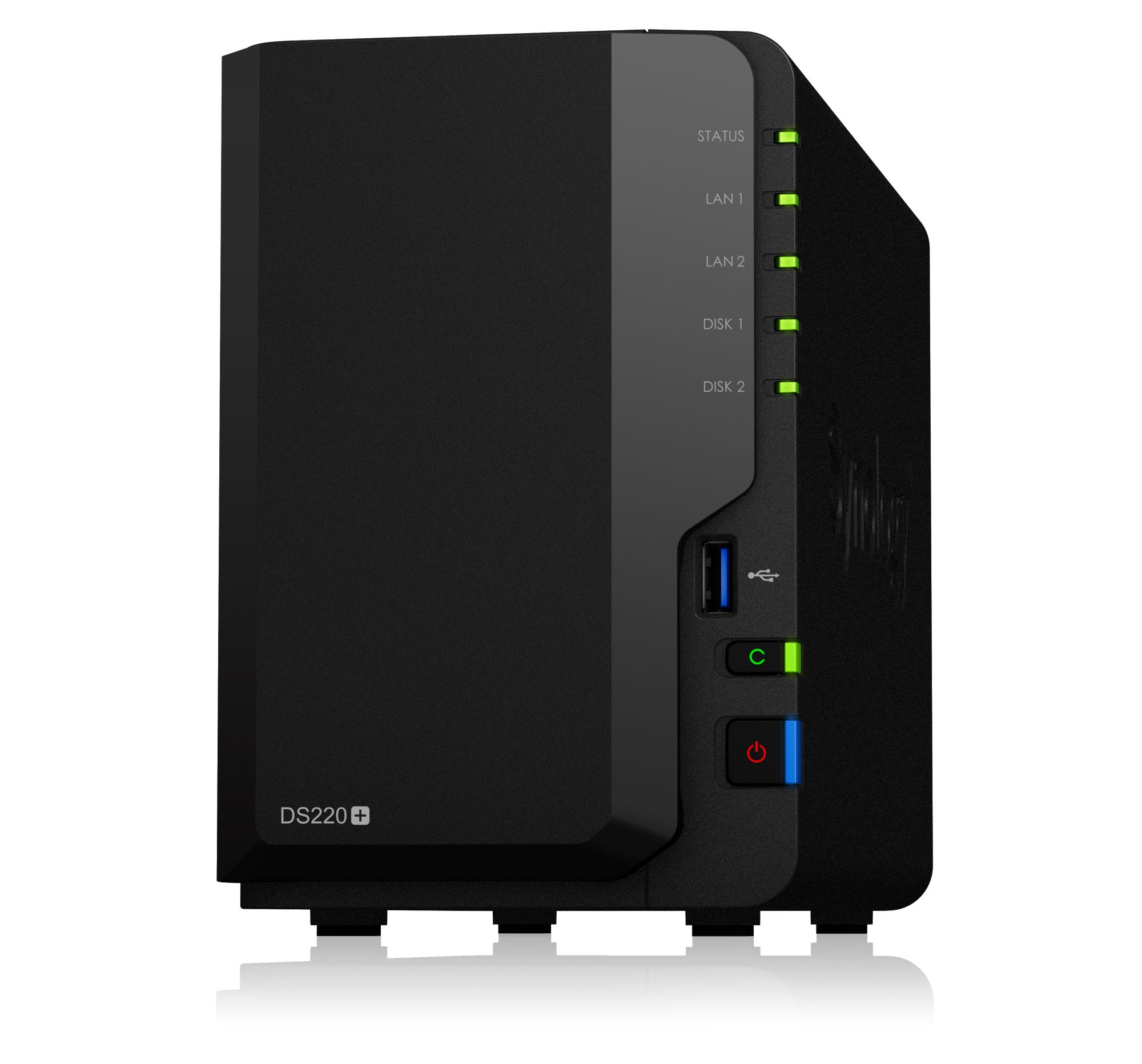 Synology DS220+ NAS System 2-Bay 4TB inkl. 2x 2TB Seagate ST2000VN004