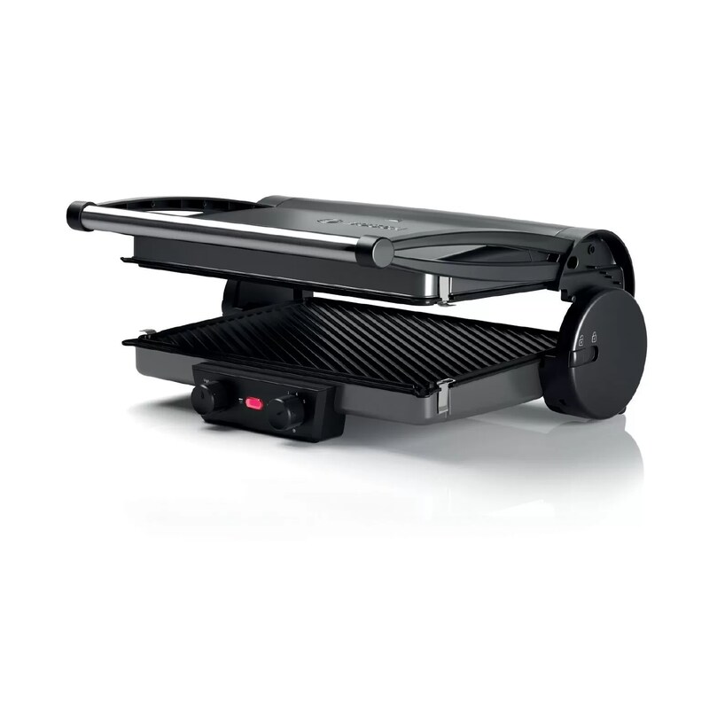 Bosch TCG4215 Kontaktgrill Tischgrill silber 2.000W