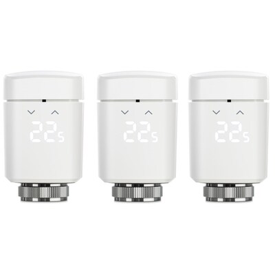 To The günstig Kaufen-Eve Thermo - smartes Heizkörperthermostat Apple HomeKit Thread, 3er Pack. Eve Thermo - smartes Heizkörperthermostat Apple HomeKit Thread, 3er Pack <![CDATA[• Autonome Zeitpläne • Siri-Sprachsteuerung • Bluetooth & Thread • Einfache Inst