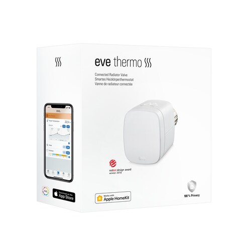 Eve Thermo - Smartes Heizkörperthermostat mit Apple HomeKit-Technologie