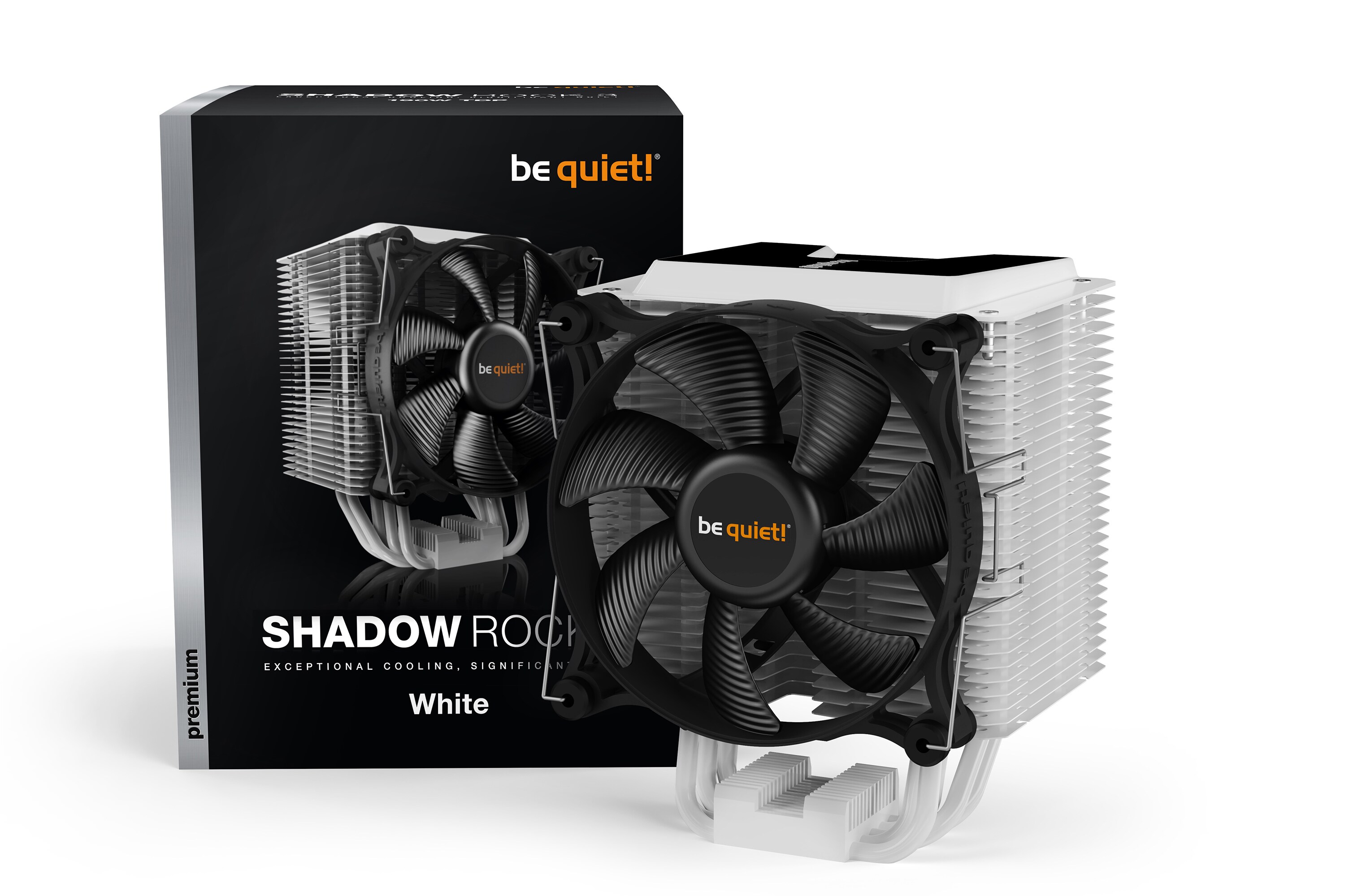 be quiet! Shadow Rock 3 White CPU K&uuml;hler f&uuml;r AMD und Intel CPU&acute;s