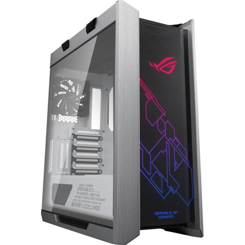 Gaming 2 günstig Kaufen-ASUS ROG Strix Helios RGB ATX Big-Tower Gaming Gehäuse, White Edition. ASUS ROG Strix Helios RGB ATX Big-Tower Gaming Gehäuse, White Edition <![CDATA[• Weisses Gaming Gehäuse bis EATX Mainboards (12”x10.9”) • Inkl. 4x 140mm Gehäuselüfter, Staubf