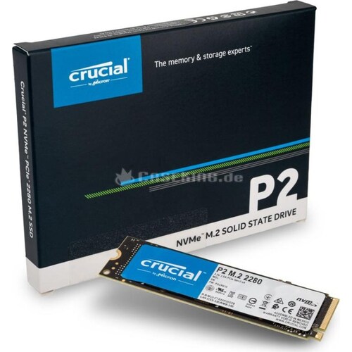 Crucial P2 NVMe SSD 1 TB 3D NAND TLC M.2 PCIe Gen.3