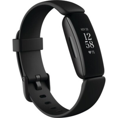 Fitbit Inspire2 Gesundheits- und Fitness Tracker schwarz, Band schwarz