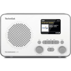 TechniSat TECHNIRADIO 6 IR wei&szlig; DAB+/UKW/Internetradio BT