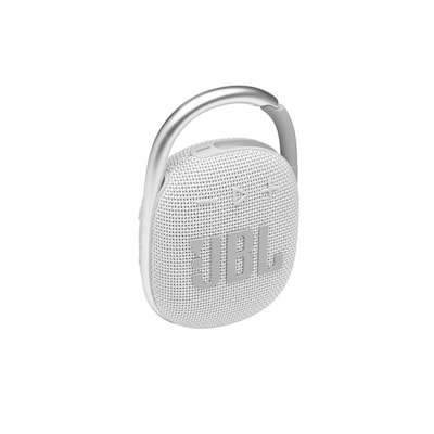 JBL Clip 4 weiß Tragbarer Bluetooth-Lautsprecher wasserdicht nach IP67