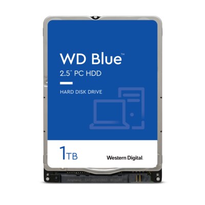 WD Blue WD10SPZX - 1TB 5400rpm 128MB Cache 2.5zoll 7mm - SATA600