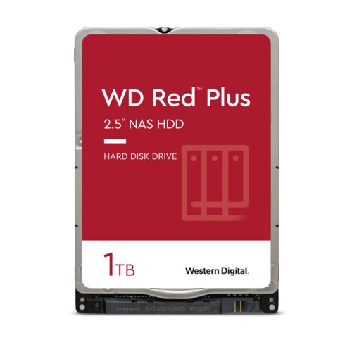 WD Red Plus WD10JFCX - 1 TB 5400 rpm 16 MB 2,5 Zoll SATA 6 Gbit/s