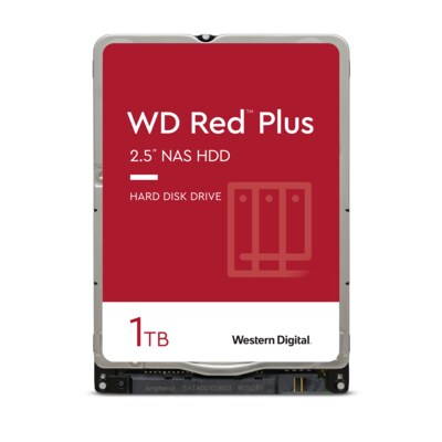 Western Digital WD Red Plus WD10JFCX – 1 TB 5400 rpm 16 MB 2,5 Zoll SATA 6 Gbit/s | 00718037804149