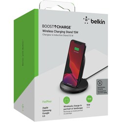 Belkin 15W Wireless Charging Stand inkl. Netzteil schwarz