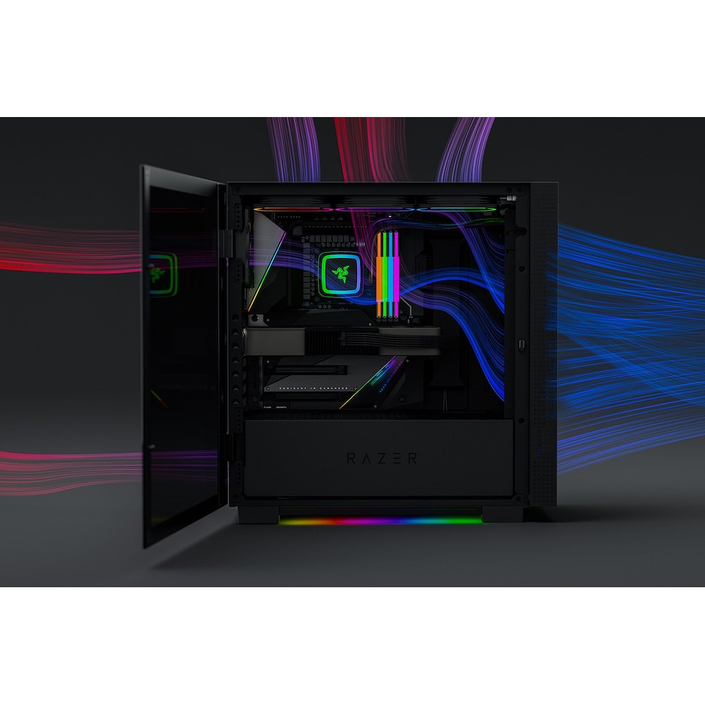 RAZER Tomahawk A1 ATX Gaming Gehäuse TG Seitenfenster Chroma RGB, Schwarz