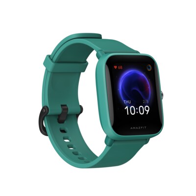 Fit Smart günstig Kaufen-Amazfit BIP U Smartwatch grün. Amazfit BIP U Smartwatch grün <![CDATA[• (1,45 Zoll) LCD Display • 9 Tage Akkulaufzeit • Polycarbonat Gehäuse • Wasserdichtigkeit: 5 ATM]]>. 