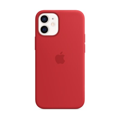 Apple Original iPhone 12 Mini Silikon Case mit MagSafe PRODUCT(RED)