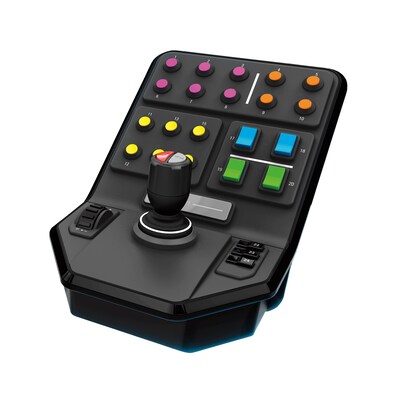 Controller Tasten günstig Kaufen-Logitech G Farm Sim Controller – Seitenkonsole für schwere Maschinen. Logitech G Farm Sim Controller – Seitenkonsole für schwere Maschinen <![CDATA[• Über 25 programmierbare Tasten • Realistischer Vorderlader-Stick • Befesti