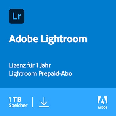 mit Speicher günstig Kaufen-Adobe Lightroom CC | Download & Produktschlüssel. Adobe Lightroom CC | Download & Produktschlüssel <![CDATA[• Mit Lightroom Creative Cloud Bilder auf höchstem Niveau bearbeiten • Mit 1 TB Cloud-Speicherplatz • Laufzeit: 1 Jahr •