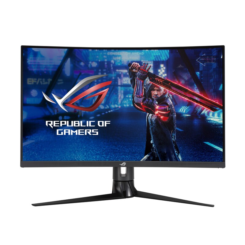 DisplayPort/HDMI günstig Kaufen-ASUS ROG Strix XG32VC 80cm (31,5") QHD VA Curved Monitor HDMI/DP/USB-C 170Hz 1ms. ASUS ROG Strix XG32VC 80cm (31,5") QHD VA Curved Monitor HDMI/DP/USB-C 170Hz 1ms <![CDATA[• Energieeffizienzklasse: G • Größe: 80,1 cm(31,5 Zoll) 16:9, Auflösung: 2.