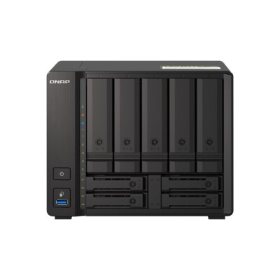 Ram 1500 günstig Kaufen-QNAP TS-h973AX-8G NAS System 9-Bay. QNAP TS-h973AX-8G NAS System 9-Bay <![CDATA[• 2,2 GHz AMD Ryzen V1500B 4-Kern-Prozessor • 8GB DDR4 RAM • 9x 2,5