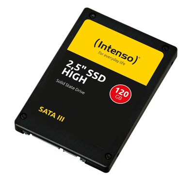 20 Zoll  günstig Kaufen-Intenso High SATA SSD 120 GB 2,5"/7mm SLC. Intenso High SATA SSD 120 GB 2,5"/7mm SLC <![CDATA[• 120 GB - 7 mm Bauhöhe • 2,5 Zoll, SATA III (600 Mbyte/s) • Maximale Lese-/Schreibgeschwindigkeit: 520 MB/s / 480 MB/s • Mainstream: Sehr gutes