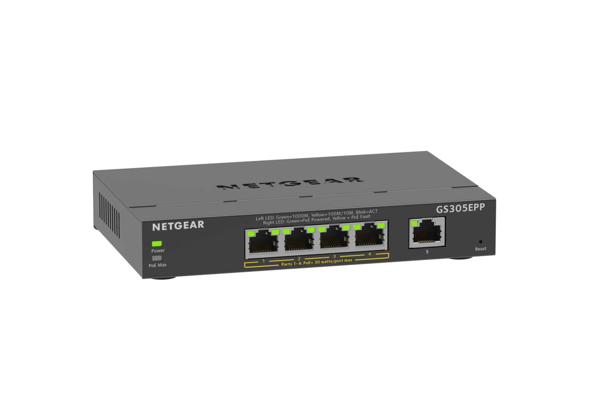 Netgear GS305EP 5 Port Gigabit PoE+ Smart Managed Plus Switch