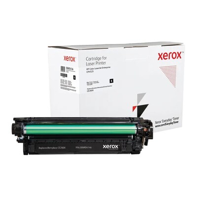 Farbe Schwarz günstig Kaufen-Xerox Everyday Alternativtoner für CE260X Schwarz für ca.  17000 Seiten. Xerox Everyday Alternativtoner für CE260X Schwarz für ca.  17000 Seiten <![CDATA[• Kompatible Tonerkartusche zu CE260X • Farbe: Schwarz • Reichweite: ca. 17