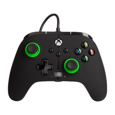 Power A  Enhanced Wired Controller für Xbox Series X/S Schwarz Grün | 00617885024917