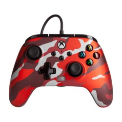 Power A Enhanced Wired Controller f&uuml;r Xbox Series X/S Rot Camouflage