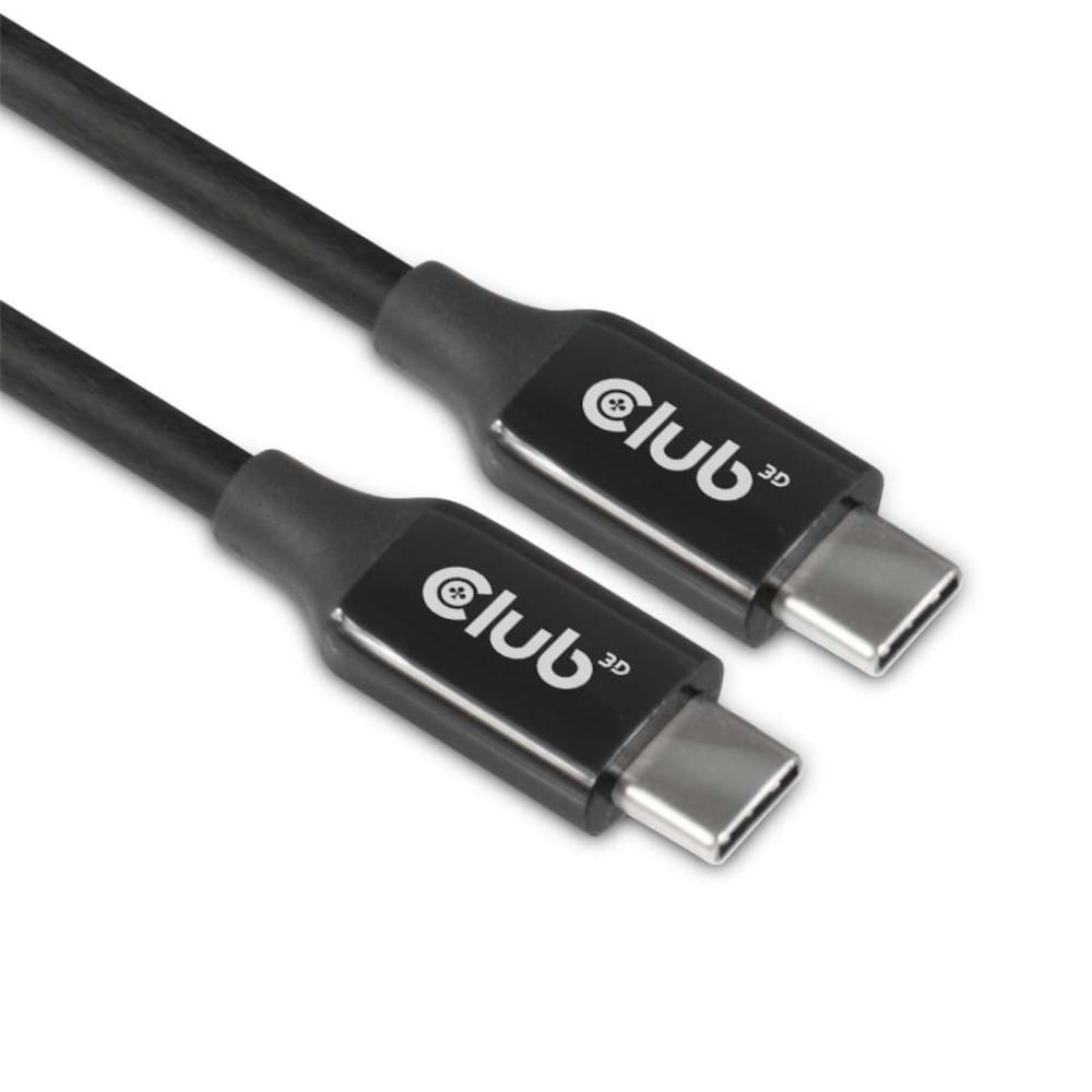 Club 3D USB 3.2 Adapter Typ-C zu Typ-C Kabel 5m 8K60Hz St./St. schwarz