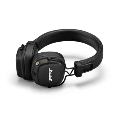 Kopfh%EF%BF%BDrer günstig Kaufen-Marshall Major IV On-Ear-Kopfhörer Bluetooth schwarz. Marshall Major IV On-Ear-Kopfhörer Bluetooth schwarz <![CDATA[• Typ: On-Ear Kopfhörer - geschlossen • Übertragung: Bluetooth 5.0 • Einsatzgebiet: Street • Farbe: Schwarz • 40 mm T