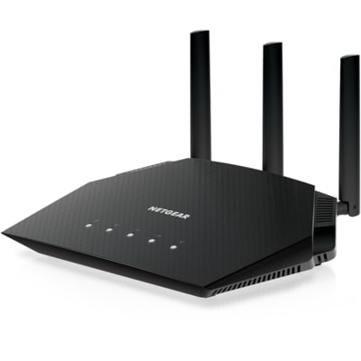 WiFi 6 günstig Kaufen-Netgear RAX10 Nighthawk AX1800 4-stream Dual Band WiFi 6 Router. Netgear RAX10 Nighthawk AX1800 4-stream Dual Band WiFi 6 Router <![CDATA[• Sicher und superschnell mit WiFi 6 • 4-Stream-WLAN mit bis zu 1.8Gbps (600 + 1200Mbps) • 5x GBit-LAN, davon 1