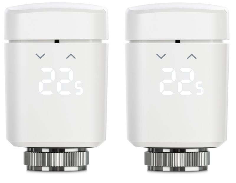 Eve Thermo 2er Pack - Smartes Heizk&ouml;rperthermostat mit Display