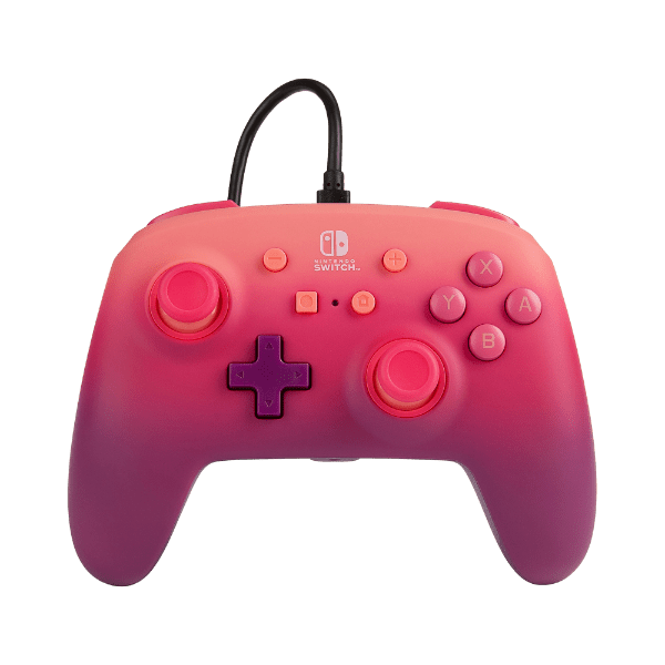 Power A Enhanced Wired Controller f&uuml;r Nintendo Switch - Fuchsia Fantasy