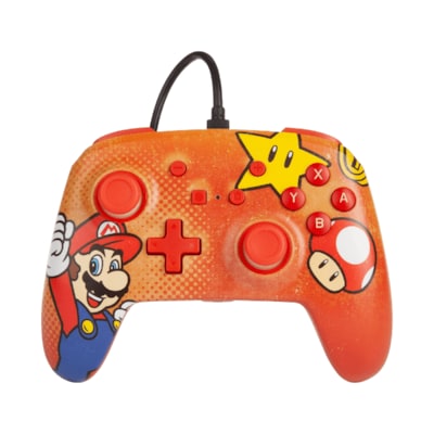 Power A Enhanced Wired Controller für Nintendo Switch - Mario Vintage