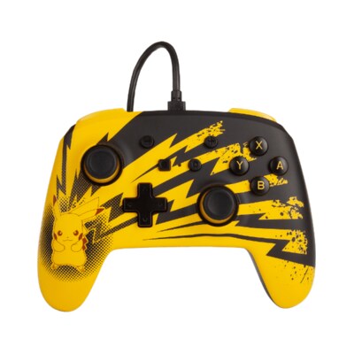 mit Nintendo günstig Kaufen-Power A Enhanced Wired Controller für Nintendo Switch - Pikachu Lightning. Power A Enhanced Wired Controller für Nintendo Switch - Pikachu Lightning <![CDATA[• Offizielle Lizenz von Nintendo • Ergonomisches Design mit Nintendo Switch-Tastenl