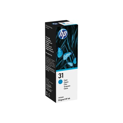 Original Plus günstig Kaufen-HP 31 1VU26AE Original Tintenflasche Cyan 70 ml. HP 31 1VU26AE Original Tintenflasche Cyan 70 ml <![CDATA[• HP 31 Nachfülltinte 1VU26AE • Farbe: Cyan • Kapazität: 70 ml • ca. 8.000 Seiten • Kompatibel zu: HP Smart Tank Plus 555 / 570 / 655 / 4