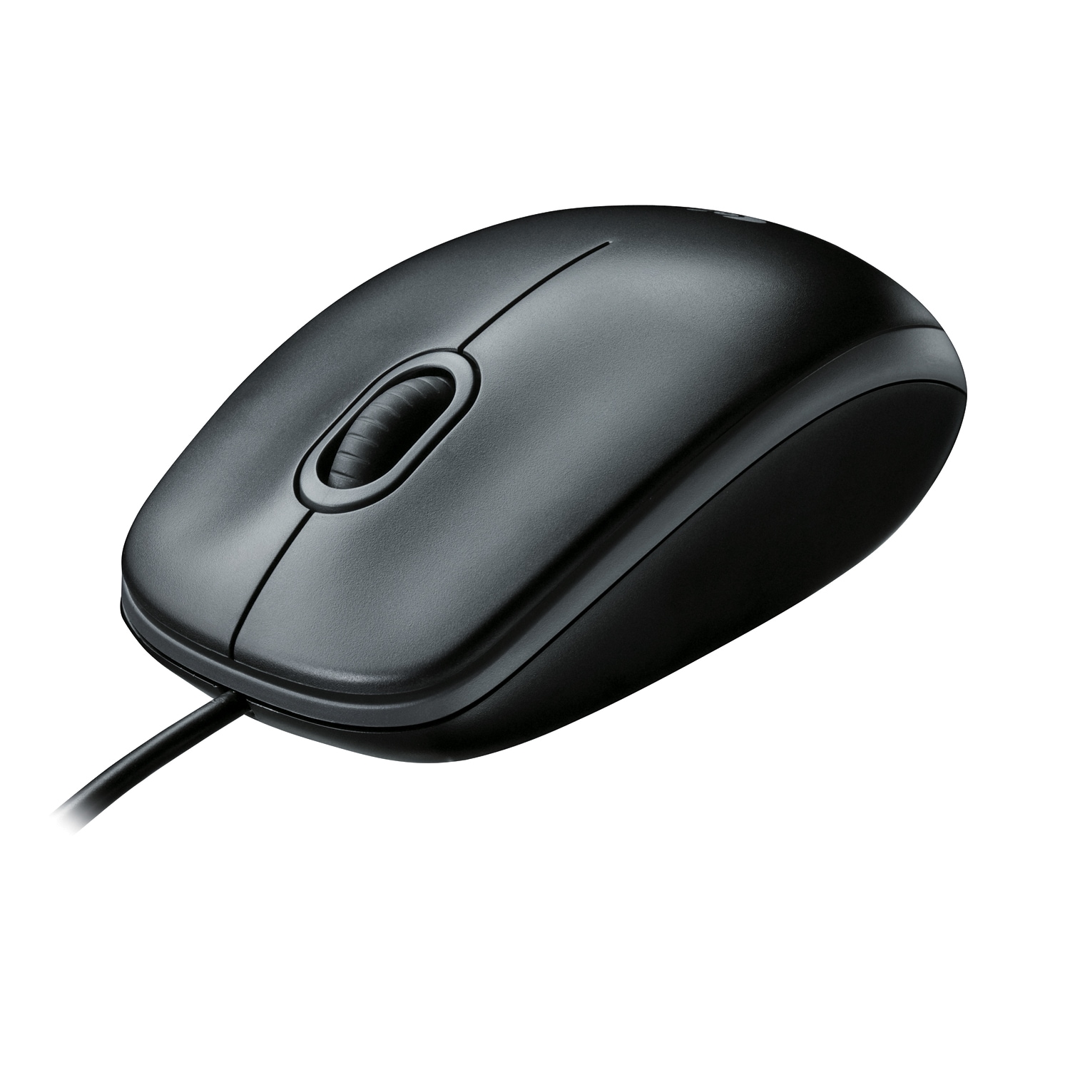 Logitech B100 Kabelgebundene Optische Maus Schwarz Bulk