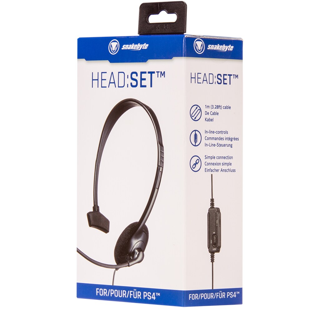 Snakebyte Playstation Headset HEAD:SET (PS4 &amp; XBOX)