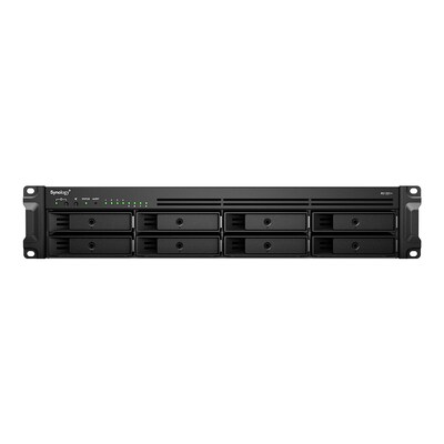 auf USB günstig Kaufen-Synology Rackstation RS1221+ NAS System 8-Bay. Synology Rackstation RS1221+ NAS System 8-Bay <![CDATA[• 2,2 GHz AMD Ryzen V1500B 4-Kern-Prozessor • 4GB DDR4 ECC RAM • 8x 2,5