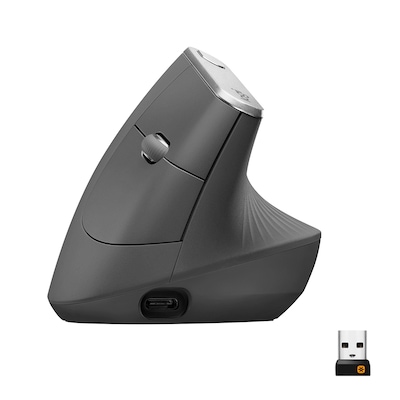 Gi Oh günstig Kaufen-Logitech MX Vertical Ergonomische Kabellose Maus. Logitech MX Vertical Ergonomische Kabellose Maus <![CDATA[• Anwendungsbereich: professionelles Arbeiten, 4 Tasten • Nutzung mit & ohne Kabel • Sensortechnologie: Darkfield Laser Tracking (1000 dpi) 