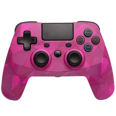 Kabellos Wireless günstig Kaufen-Snakebyte Playstation Controller GAME:PAD 4S WIRELESS Bubblegum Camouflage (PS4). Snakebyte Playstation Controller GAME:PAD 4S WIRELESS Bubblegum Camouflage (PS4) <![CDATA[• Hersteller: Snakebyte • Zubehörart: Controller • Kabelloser Controller fü